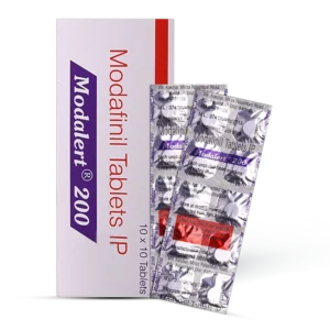 pack of modalert medication which comes under the brand name of modafinil