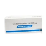 Box labeled "Modafinil Tablets USP 200mg Modactive-200